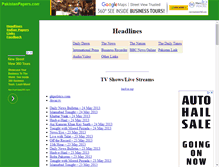 Tablet Screenshot of pakistanpapers.com